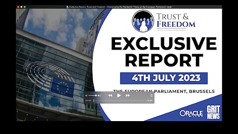 Exclusive Report, Trust and Freedom - Challenging the Pandemic Treaty at the European Parliament