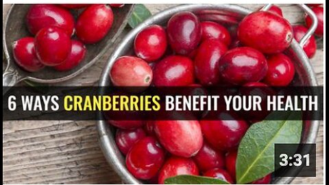 6 Ways cranberries benefit your health