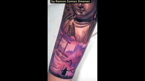 Beautiful tattoo by Ramon Gomez Jimenez #shorts #tattoos #inked #youtubeshorts