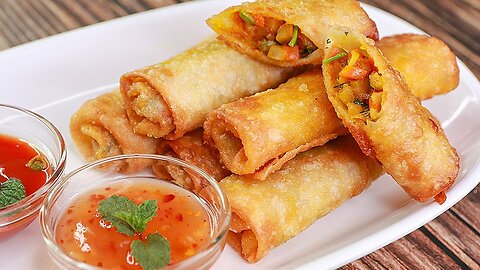 Veg Spring Roll ASMR Cooking --#shorts #food #asmr #cooking #indianasmrworld #streetfood #springroll