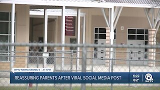 Extra law enforcement presence Monday at Palm Beach Central High School due to social media threat