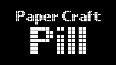 PaperCraft: Pill - Edit (Paper Kendama Toy)