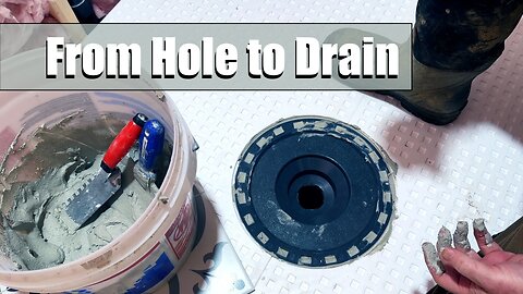 DIY Shower Drain Bonding Flange Install