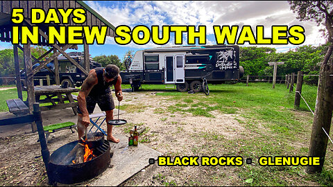 DODGY MTB TRAILS! | BLACK ROCKS | EPIC CAMPGROUNDS | FOAMY BEACHES