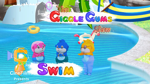 learn to swim cartoon