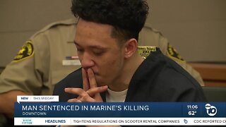 Man sentenced in killing of Camp Pendleton marine in Gaslamp District