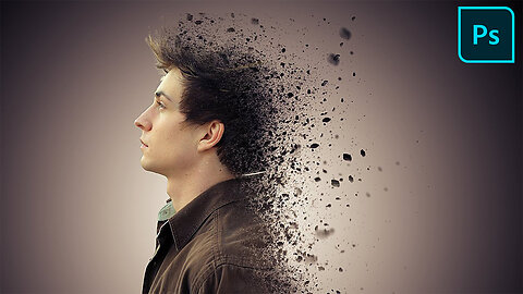 Dispersion Effect Using Brush. in Photoshop Tutorial