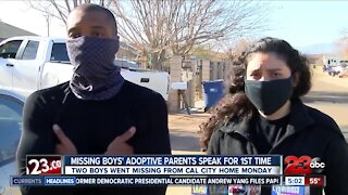 Adoptive parents speak to media