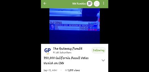 CA recall election 350K votes disappear CNN live