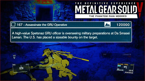 Assassination (Side OP) GRU Operative - Metal Gear Solid 5 TPP Modded