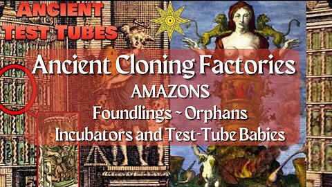 Ancient Cloning Factories ~ AMAZONS ~ Foundlings/Orphans ~ Incubators and Test-Tube Babies