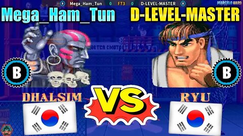 Street Fighter II': Champion Edition (Mega_Ham_Tun Vs. D-LEVEL-MASTER) [South Korea Vs. South Korea]