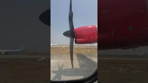 Air India Turboprop Startup and Blade Adjustment!