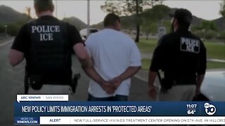 New policy limits immigration arrests in 'protected areas'