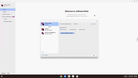 How to install Rider 2022.2.3 on a Chromebook