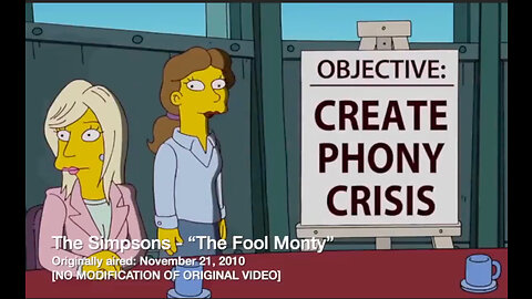 Predictive Programming: Create phony crisis 2010