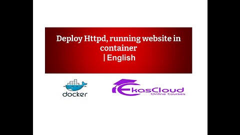 Deploy Httpd, running website in container
