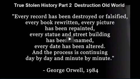 True Stolen History Part 2 The Destruction Old World And Real Origin Of The World