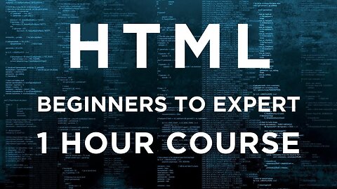 Learn HTML in 1 Hour: Quick and Easy HTML Crash Course for Beginners 🚀🌐