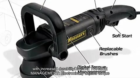 Meguiar's MT300 Dual Action Variable Speed Polisher