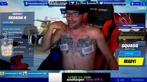 Wife Waxing Nips Live On Stream