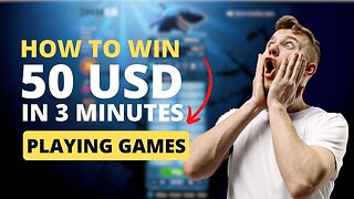 How To Win 50 USD In 3 Minutes Playing Games!
