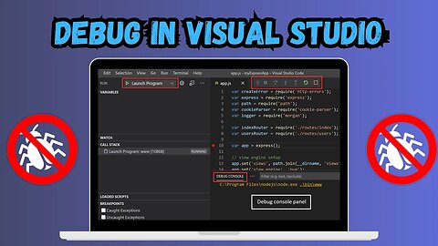 How to Deug in Visual Studio Code
