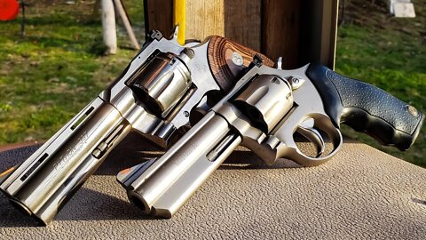 Colt Python vs Taurus model 66 - Surprising results.....