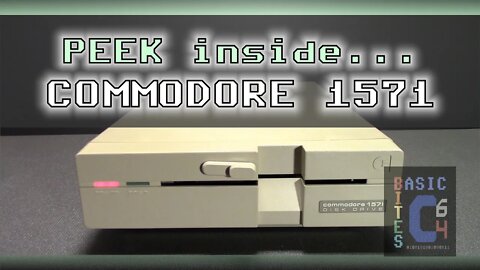 Inside the Commodore 1571 Floppy Disk Drive (C128 / C64)