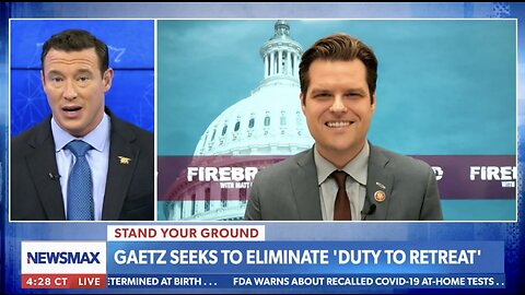 Gaetz: "Duty To Retreat" Should Be Extinguished Nationwide!