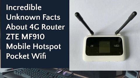 Incredible Unknown Facts About 4G Router ZTE Unlocked MF910 Mobile Hotspot Pocket Wifi