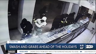 Smash and grab thefts happening in several U.S. citties