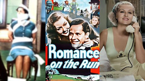 ROMANCE ON THE RUN (1938) Donald Woods & Patricia Ellis | Adventure, Comedy, Crime | B&W