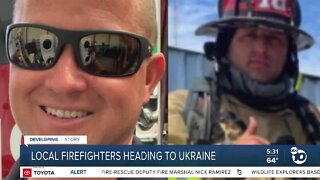 East County firefighters heading to Ukraine