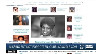 Our Black Girls website seeks to raise awareness of missing Black girls, women