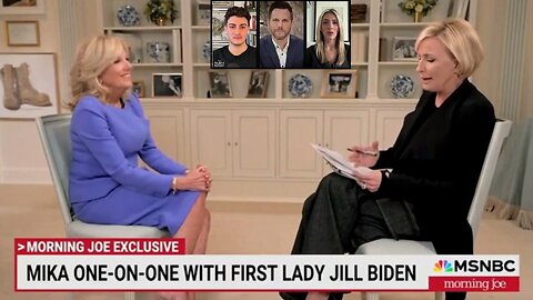Jill Biden Laughs at One of the Most Serious Questions MSNBC Mika Brzezinski Asked - THE RUBIN REPORT