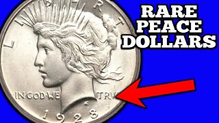 1928 Peace Dollar Coins Worth Money - Silver Coin Values!