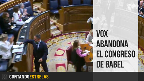 Vox abandona el Congreso de Babel