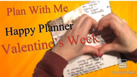 Plan with me | Happy Planner | week of Feb 10-14