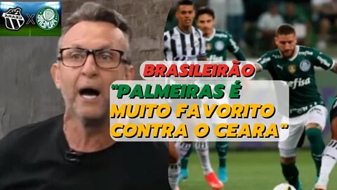 Palmeiras muito favorito contra o Ceara, melhor time do Brasil e esta descansado | Os Donos da Bola