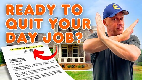What You Must Know About Real Estate Investing Before You Quit Your Day Job (Stop! Watch this first)