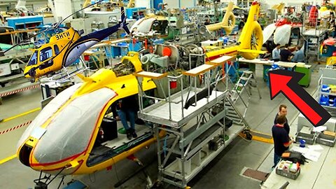 ▶️HELICOPTER PRODUCTION Line🚁2023: Assembly plant process (Manufacturing) FACTORY🚀