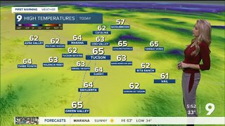 Chilly mornings, and warmer afternoons