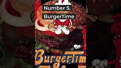 Top 10 Games of 1982 | Number 5: BurgerTime #shorts