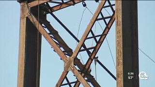 Officials hopeful for repair of city's only suspension bridge