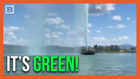AZ Town Shows Off Green Fountain Water in Celebration of St. Patrick's Day