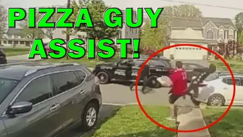 Pizza Guy Trips Car Thief For Cops On Video! LEO Round Table S08E60