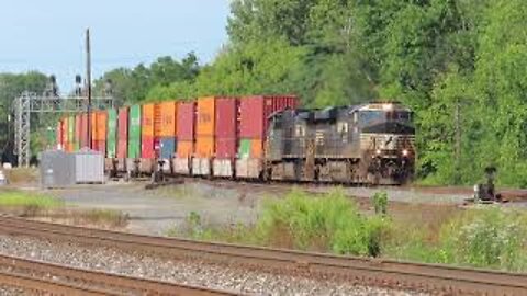 Norfolk Southern Eastbound Intermodal Train from Berea, Ohio September 4, 2021