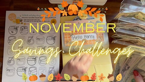November Savings Challenge Fun