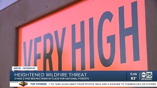 Stage 2 fire restrictions in place for national forests